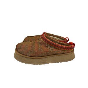 UGG Women's 9 Tazz Maxi Tasman Chestnut Mesh Mule Platform Slippers Southwestern